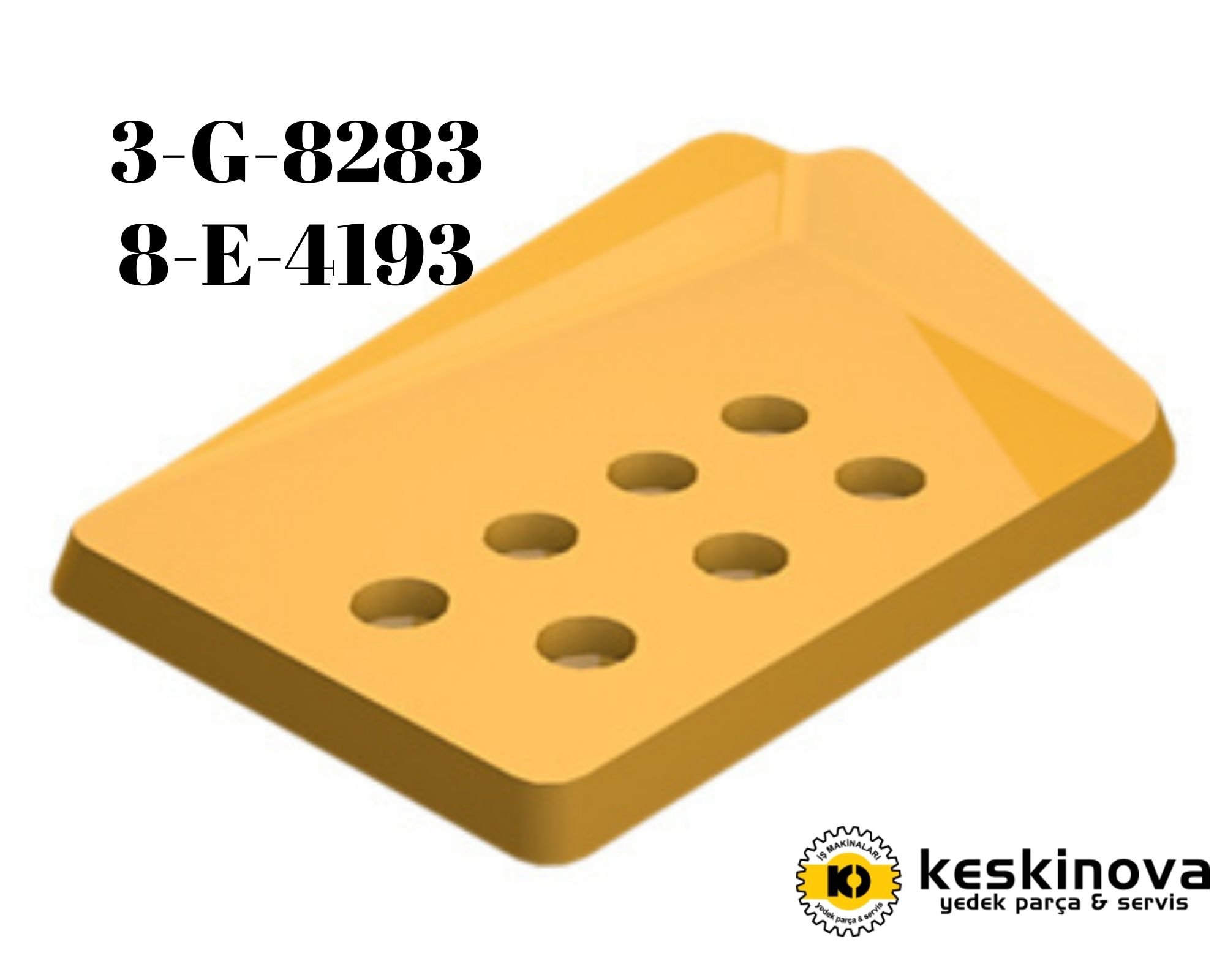 CATERPILLAR OEM CAT DL8 D8N D8R MODEL UÇ BIÇAK SAĞ 3G8283(ESS)