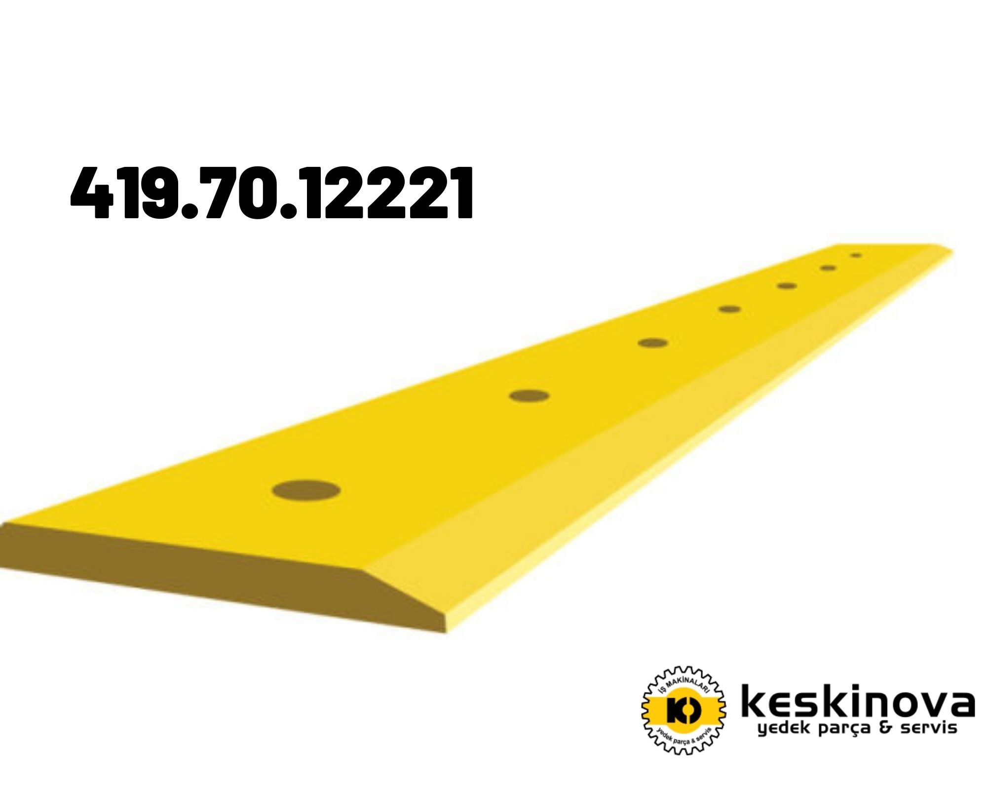 KOMATSU OEM WA 320-1 - ( 2730X220X28 MM. ) MODEL 419.70.12221 KEPÇE ÖNÜ(2 Parçalı)