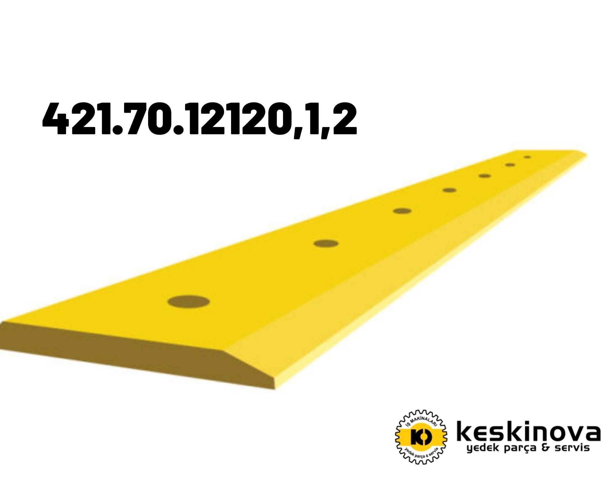 KOMATSU OEM WA 420-1,450(1710+1330X225X36MM) MODEL 421.70.12120,1,2 KEPÇE ÖNÜ(2 Parçalı)