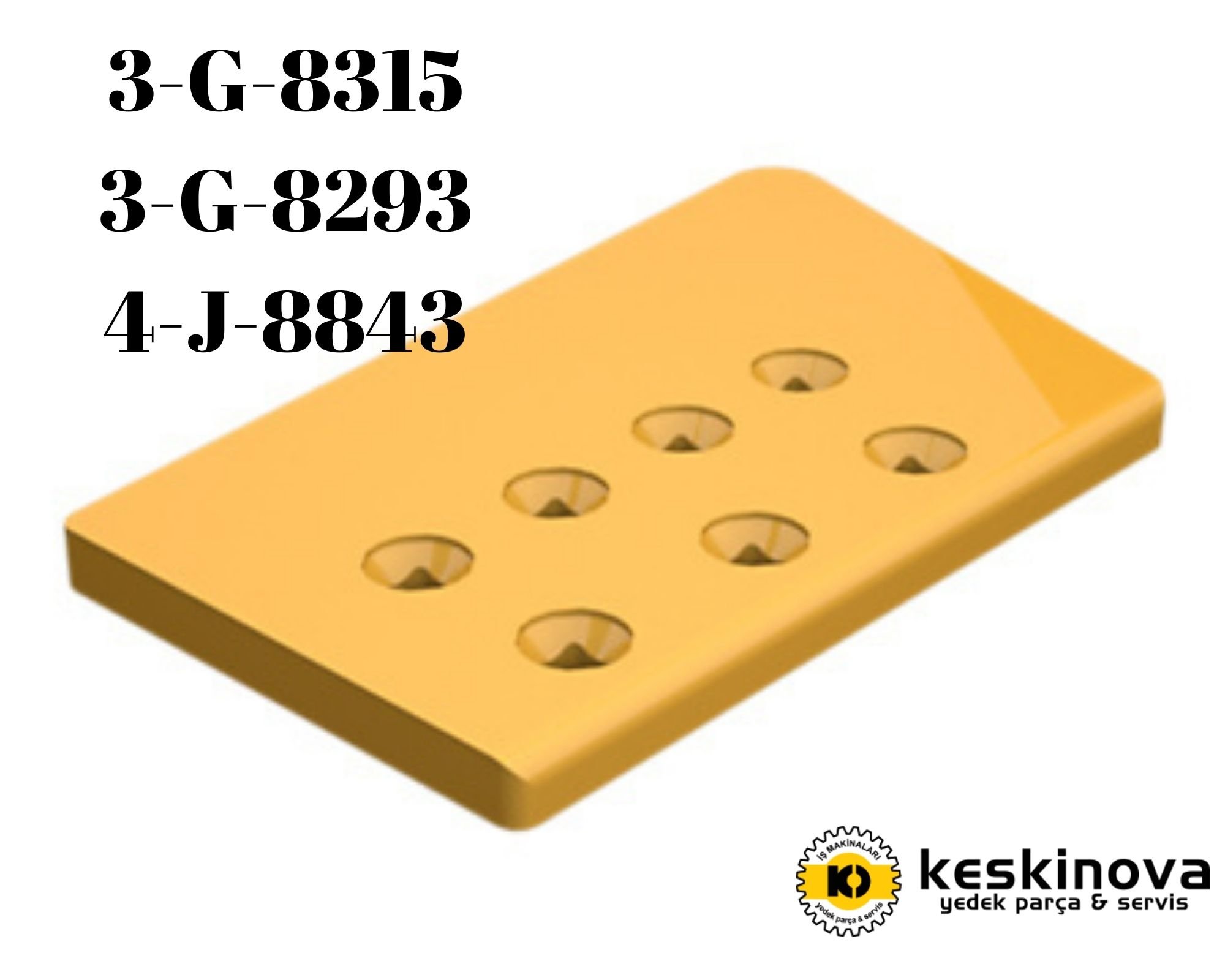 CATERPILLAR OEM CAT D 7 G D7 R D8 H MODEL UÇ BIÇAK SAĞ 4J8843