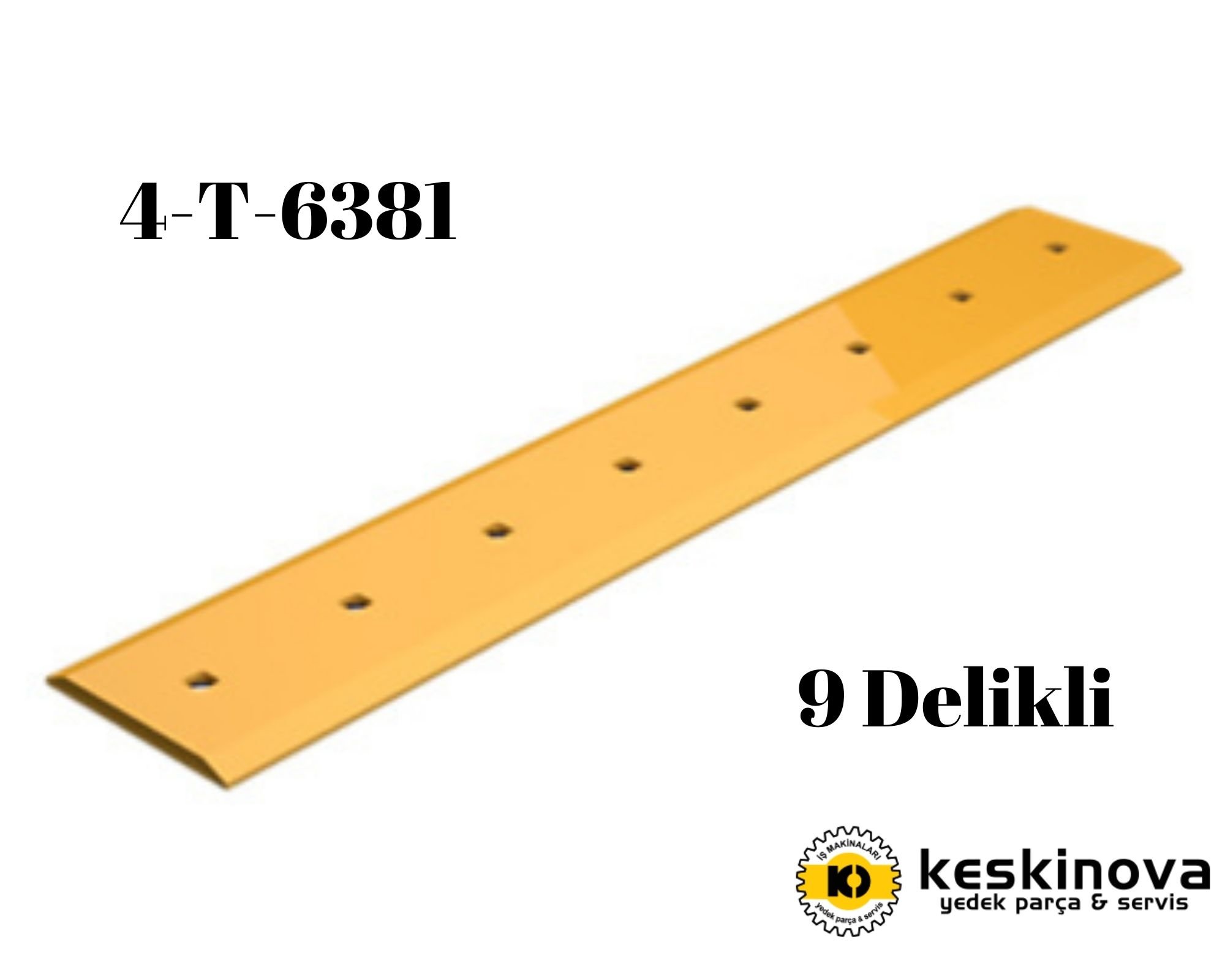 CATERPILLAR OEM CAT D8N R MODEL ORTA KENAR BIÇAK 4T6381 9 DELİKLİ