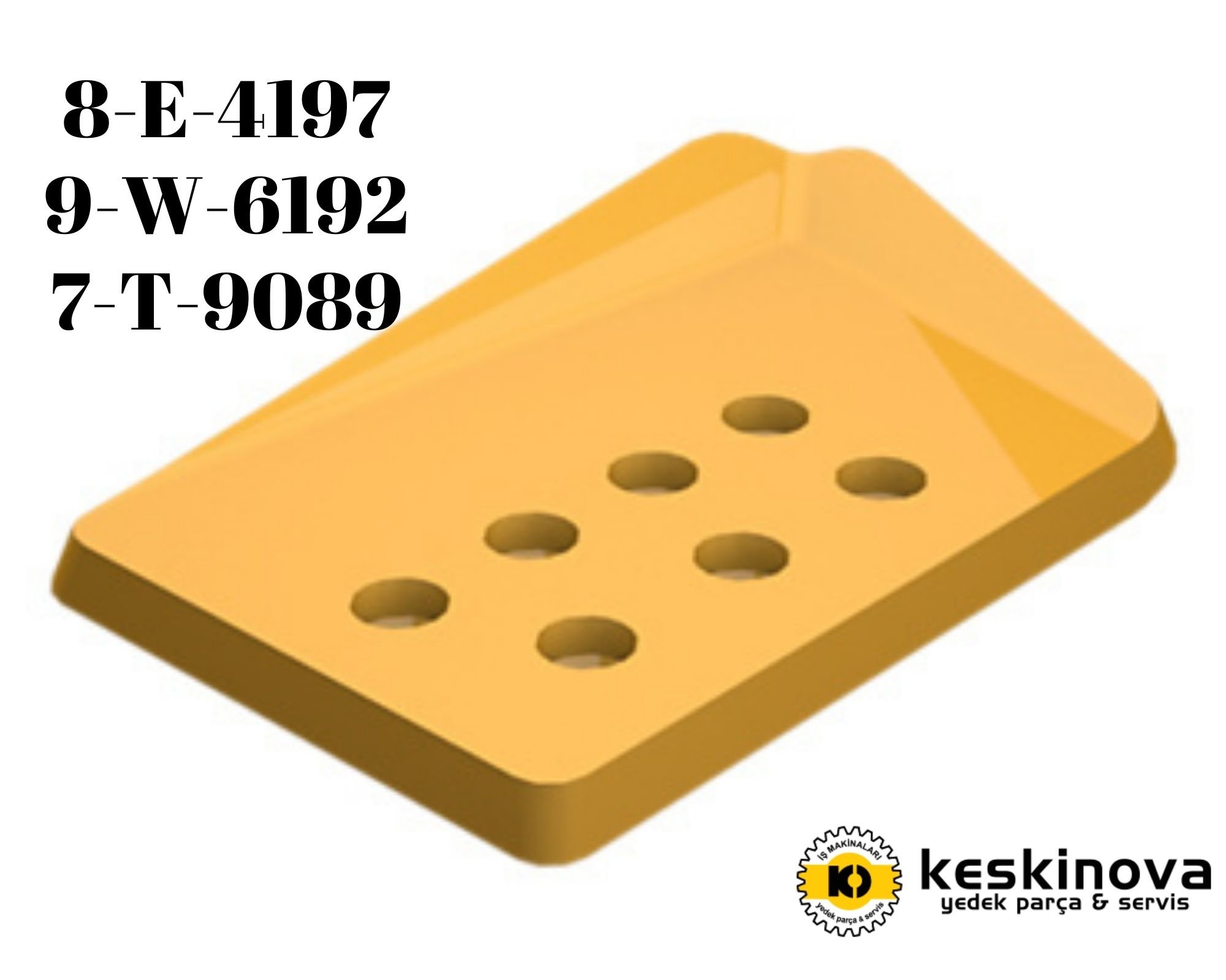 CATERPILLAR OEM CAT DL8 D8N D8R MODEL UÇ BIÇAK SAĞ 8E4197(ESS)