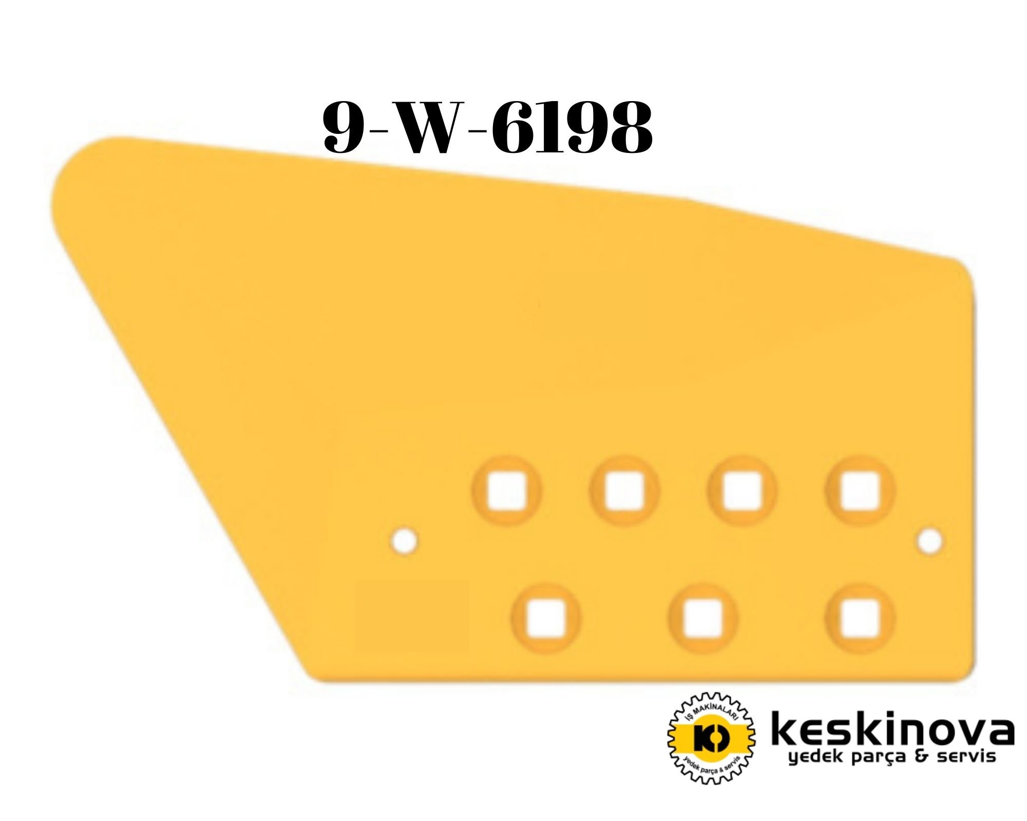 CATERPILLAR OEM CAT D 7 R MODEL UÇ BIÇAK SOL 9W6198