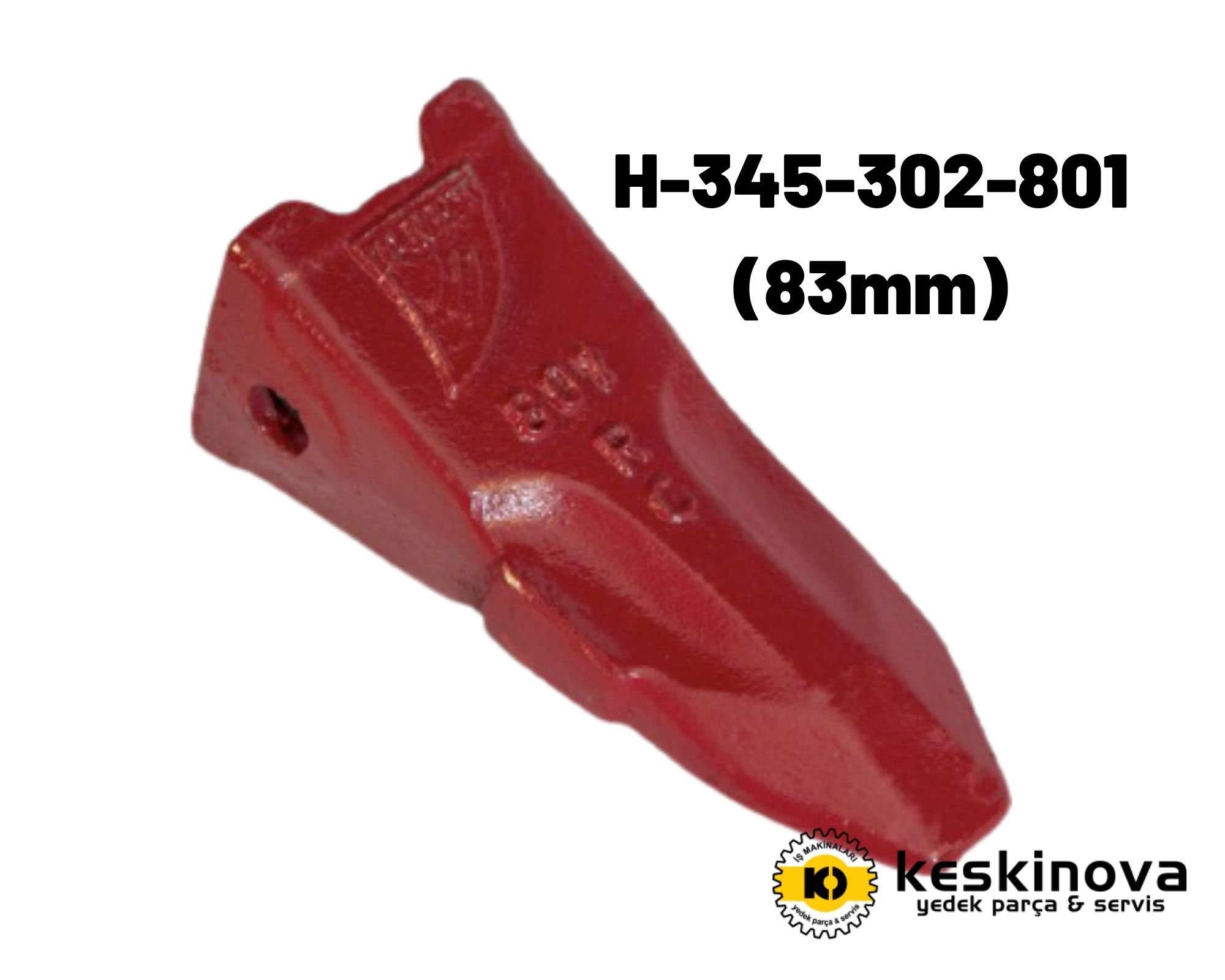 HİDROMEK OEM HMK LC 220 MODEL H-345-302-801 KAZMA UCU **Yeni Tip** 83mm