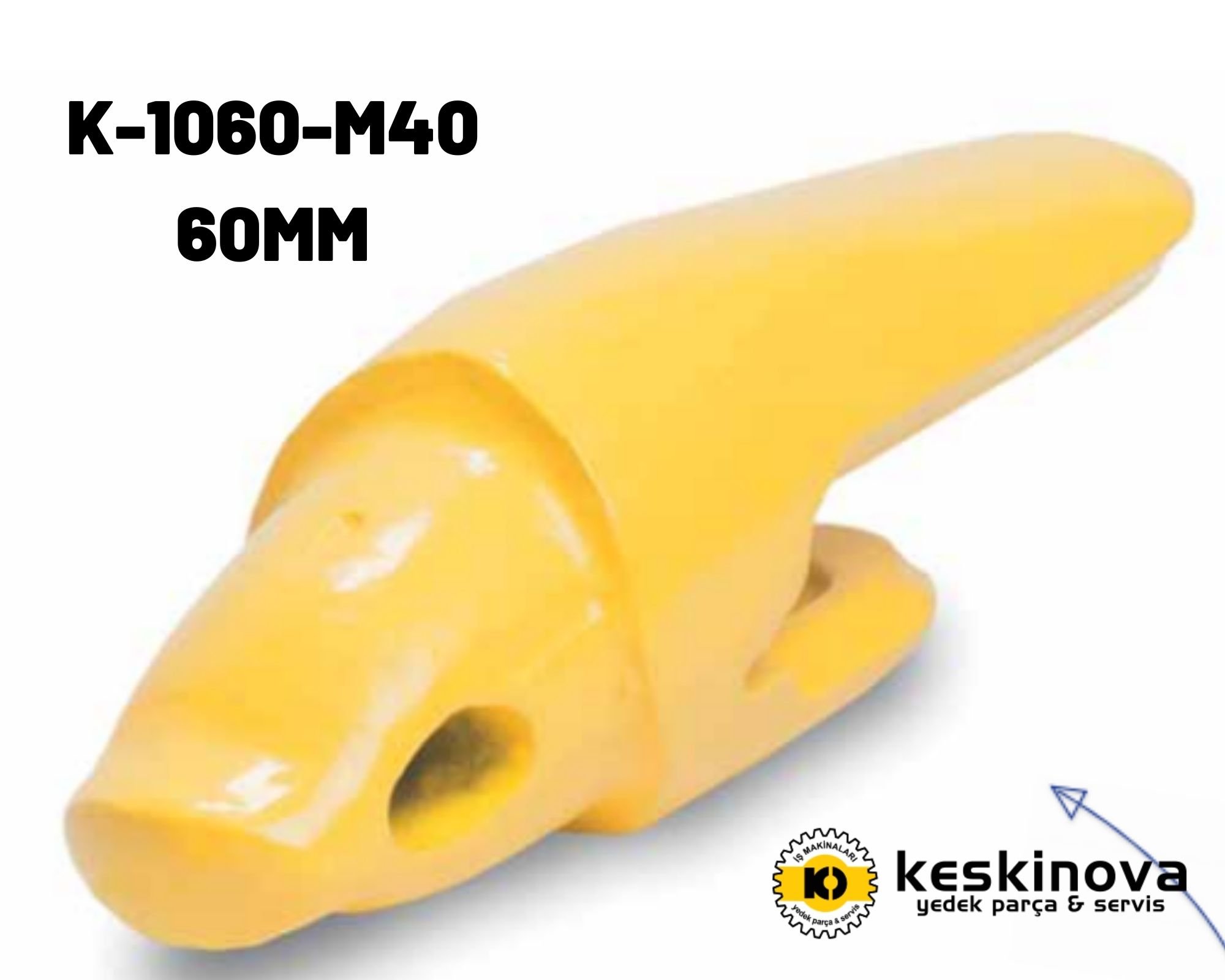 KOMATSU PC 350 - 400 MODEL OEM K1060M40 K TİPİ ADAPTÖR 60mm