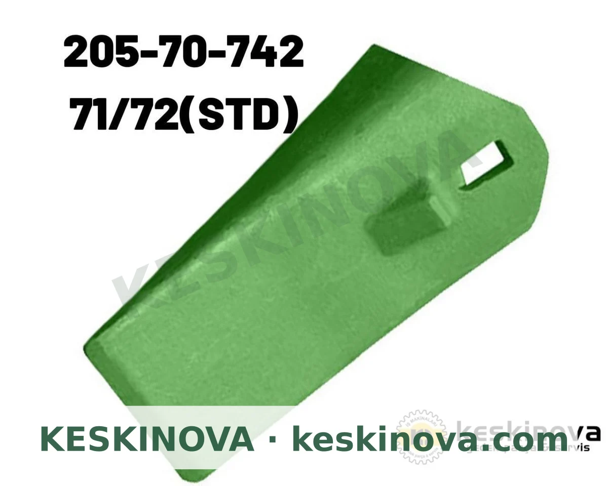KOMATSU OEM PW150-1,210-1,PC150-3,180-3,200-3,5 MODELL SCHAUFELSPITZE (OBERER BOLZEN) STD 205.70.74271 / 72